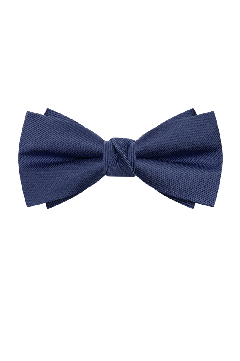 Men's Blue Pre-Tied Formal Bow Tie