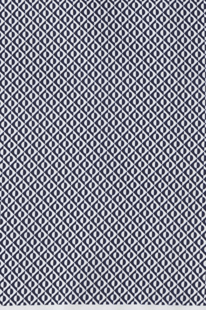 Pañuelo de bolsillo con estampado azul y blanco para hombre