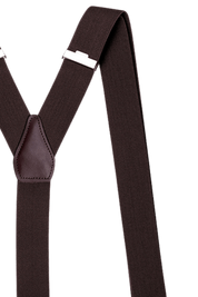 Men's Brown Classic Adjustable Suspenders