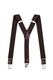 Men's Brown Classic Adjustable Suspenders