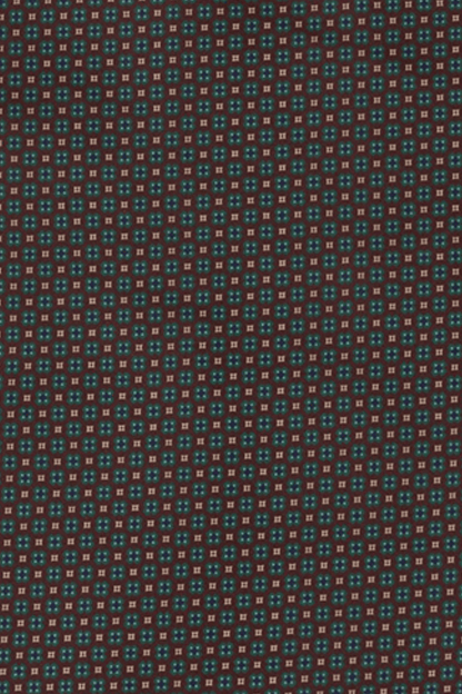 Men's Brown Woven Pocket Square