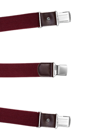 Men's Red Classic Adjustable Suspenders