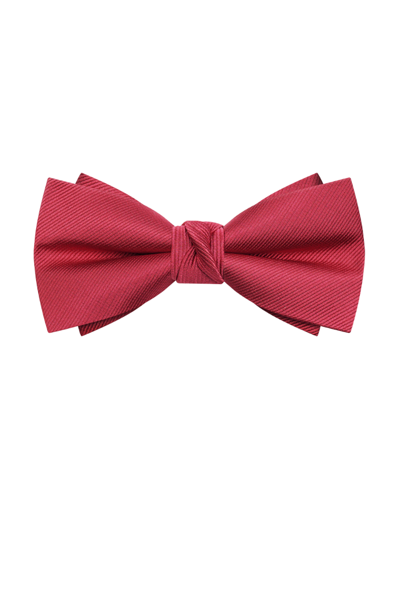 Men's Red Pre-Tied Formal Bow Tie