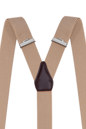 Men's Tan Classic Adjustable Suspenders