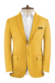 Mystic Yellow Slim fit 2 piece  2 Button Suit