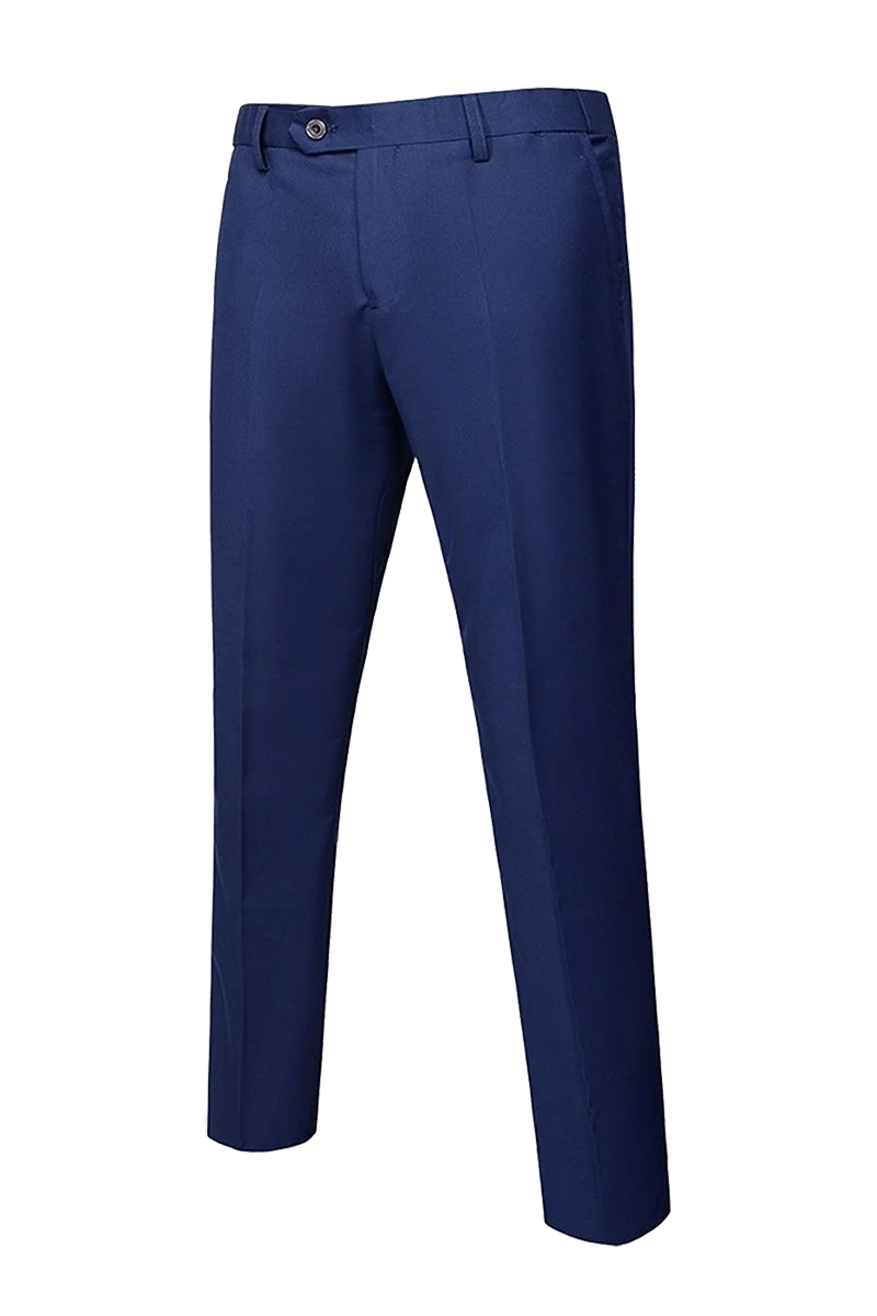 Navy Blue Slim Fit 3-Piece 2 Button suit