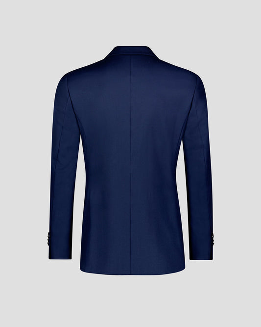 Navy Blue 2-piece Peak Lapel double-breasted suit