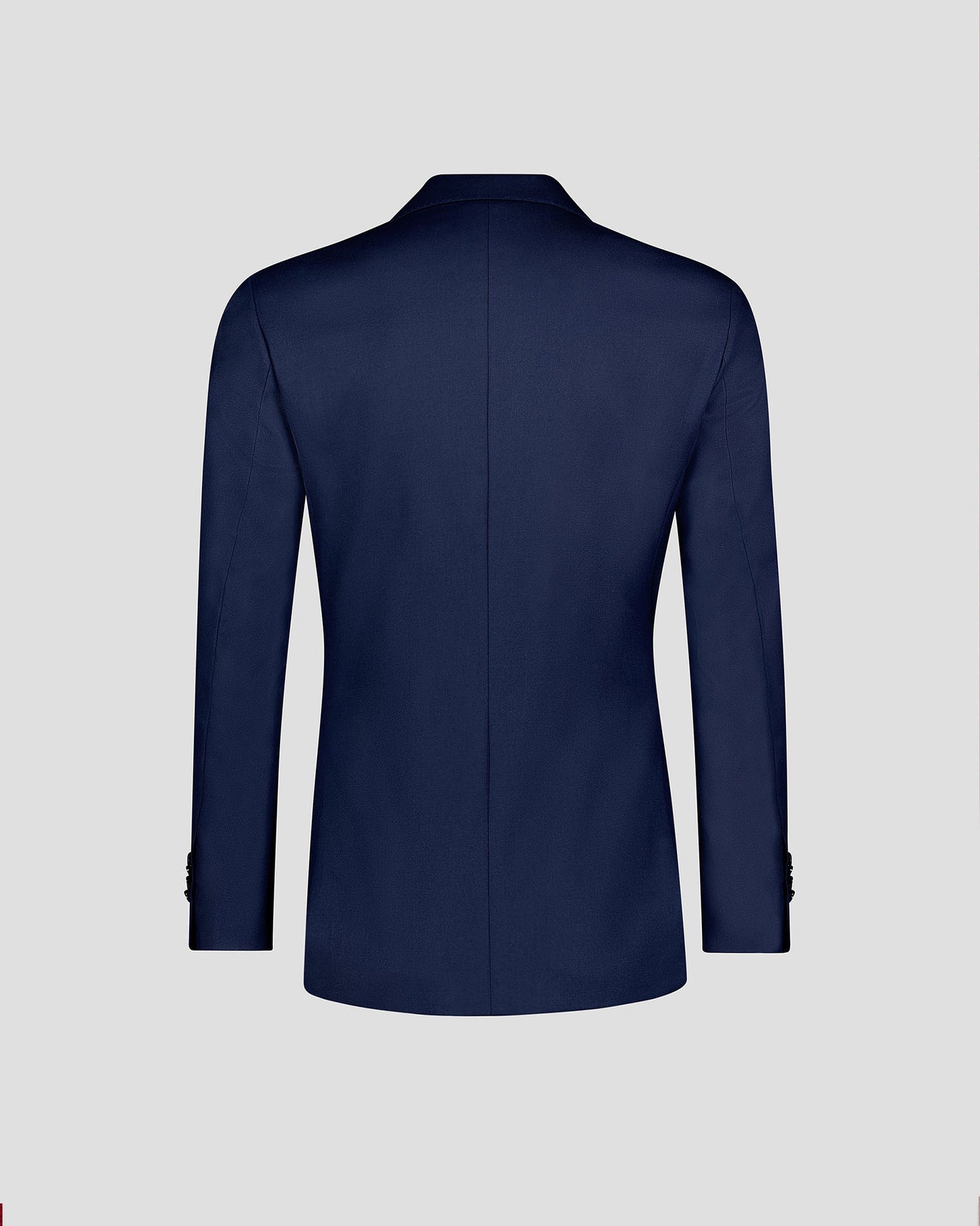 Navy Blue Notch Lapel Single-breasted Suit