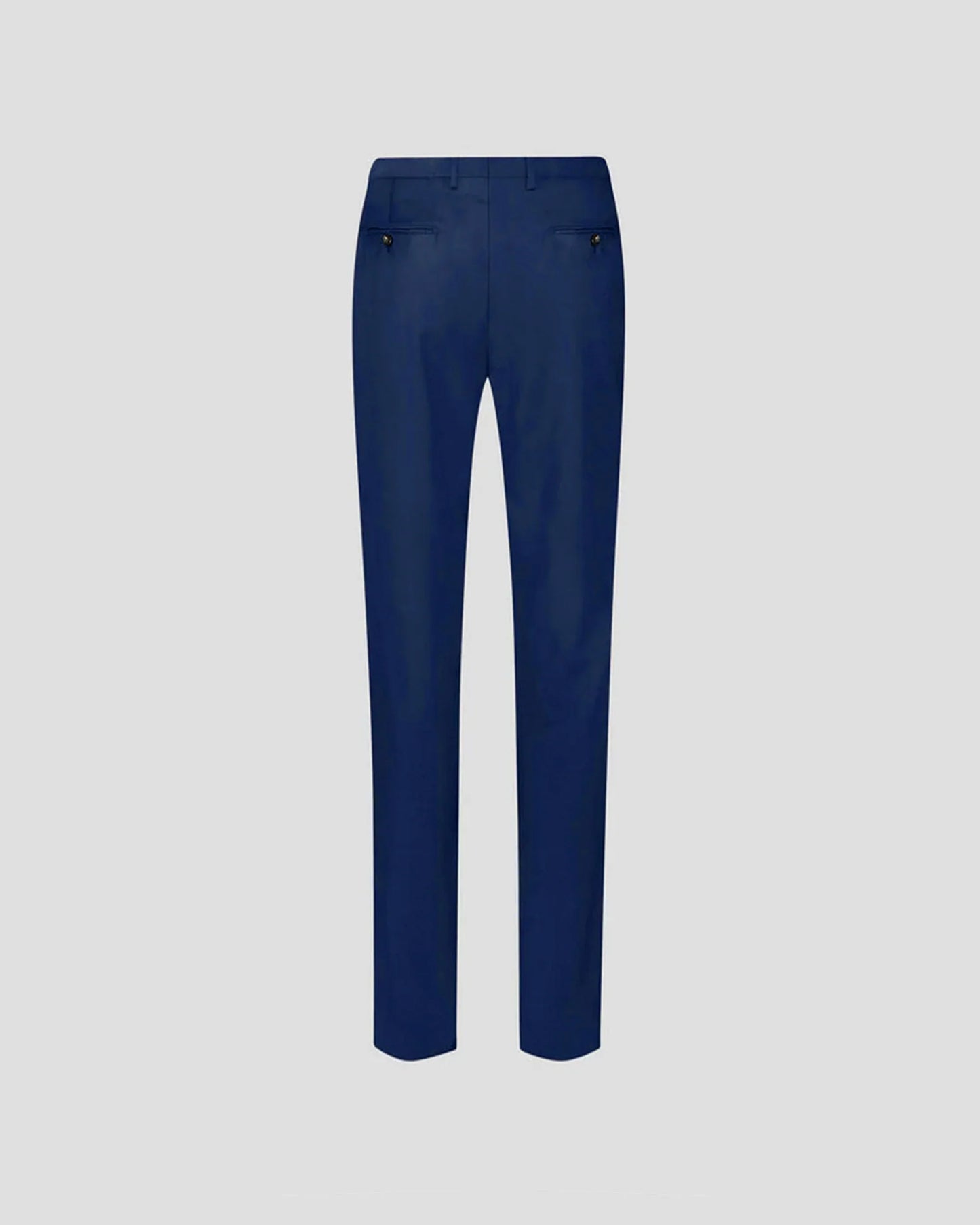 Navy Blue Notch Lapel Single-breasted Suit