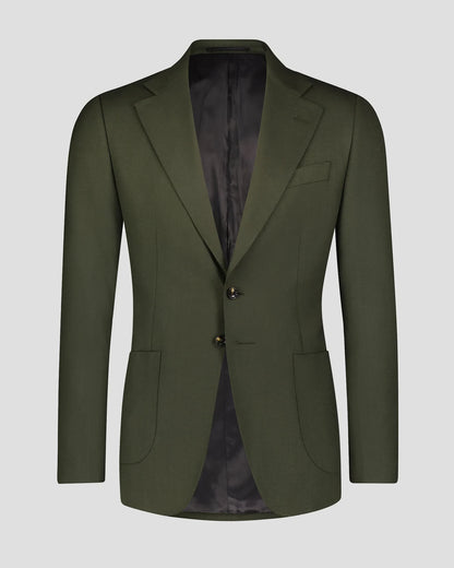 Green Notch Lapel 2-piece Suit