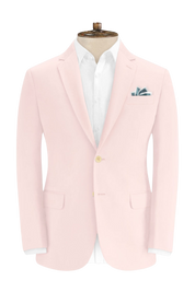 Pink Cotton Stretch Suit