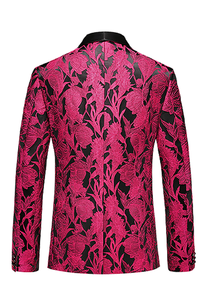 Pink Flower Plants Premium 3-Piece Suit