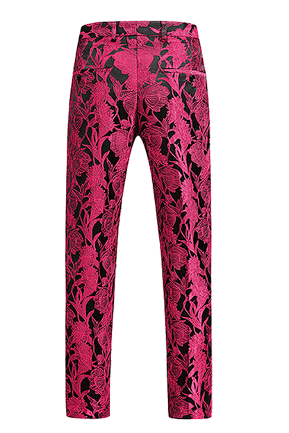 Pink Flower Plants Premium 3-Piece Suit