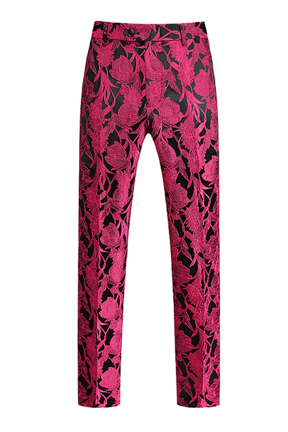 Pink Flower Plants Premium 3-Piece Suit