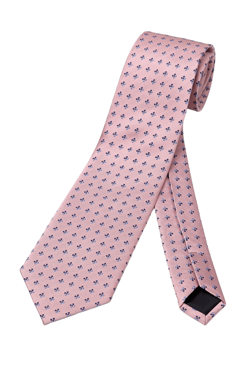 Pink Formal Plum Blossom Party Tie