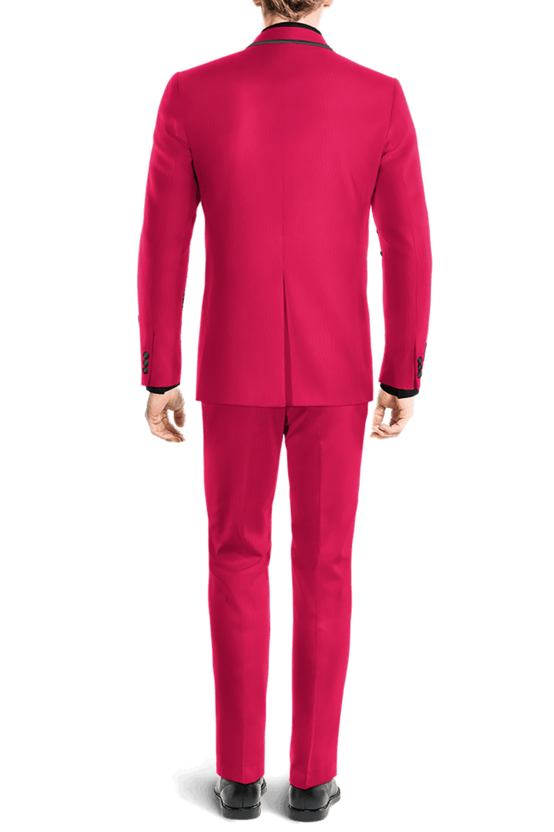 Sidmouth Pink Linen Double Breasted 8 Button Shawl Lapel Waistcoat