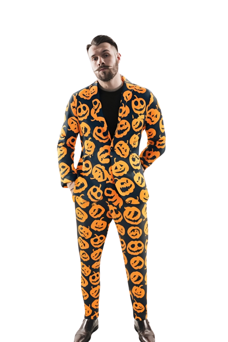 Pumpkin Halloween Party 3-Piece Suit