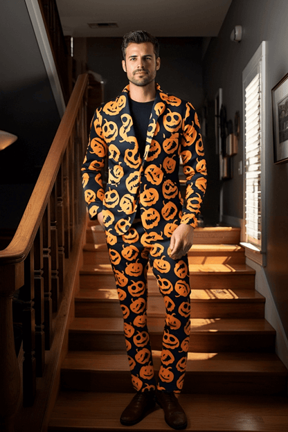 Pumpkin Halloween Party 3-Piece Suit