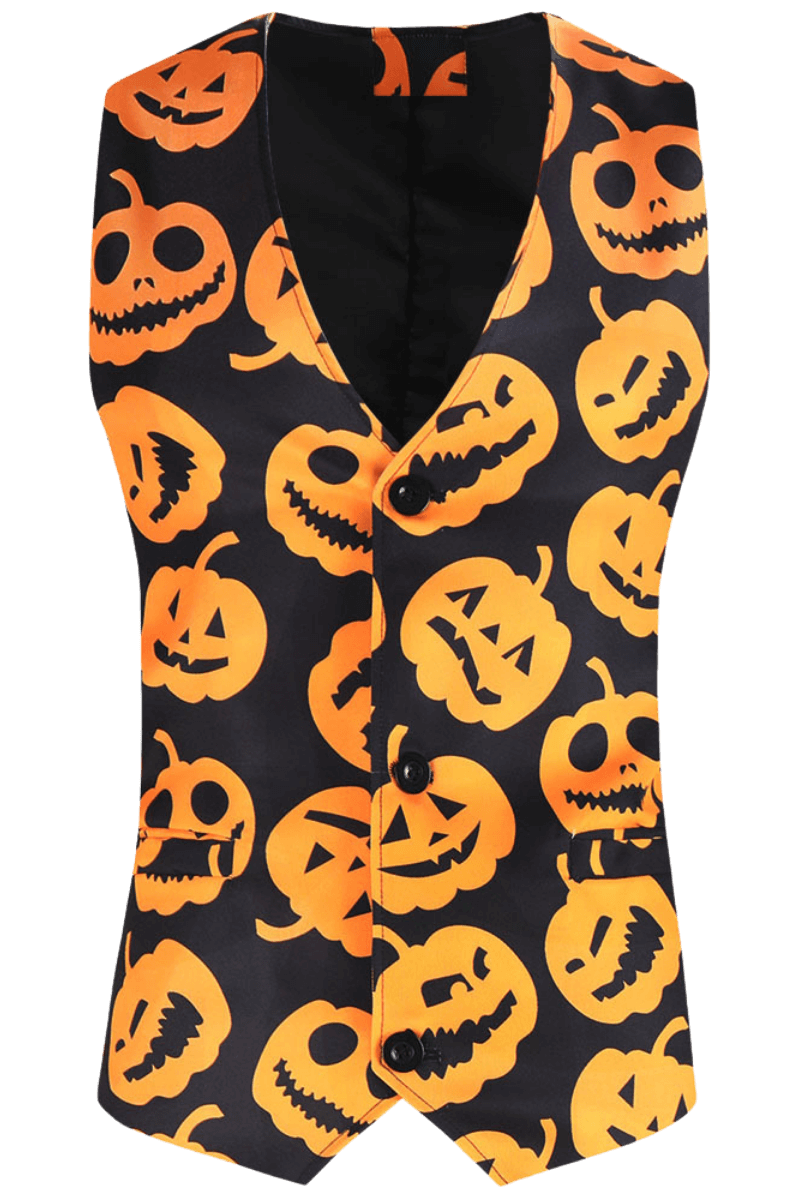 Pumpkin Halloween Party 3-Piece Suit