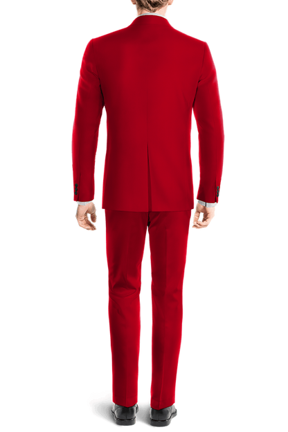 Red Double Breasted 3-Piece Suit