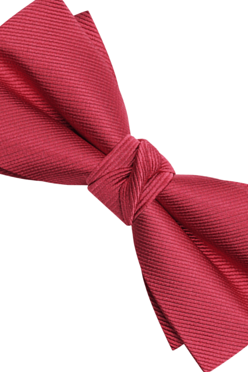 Men's Red Pre-Tied Formal Bow Tie