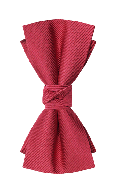 Nœud papillon rouge pré-noué pour homme