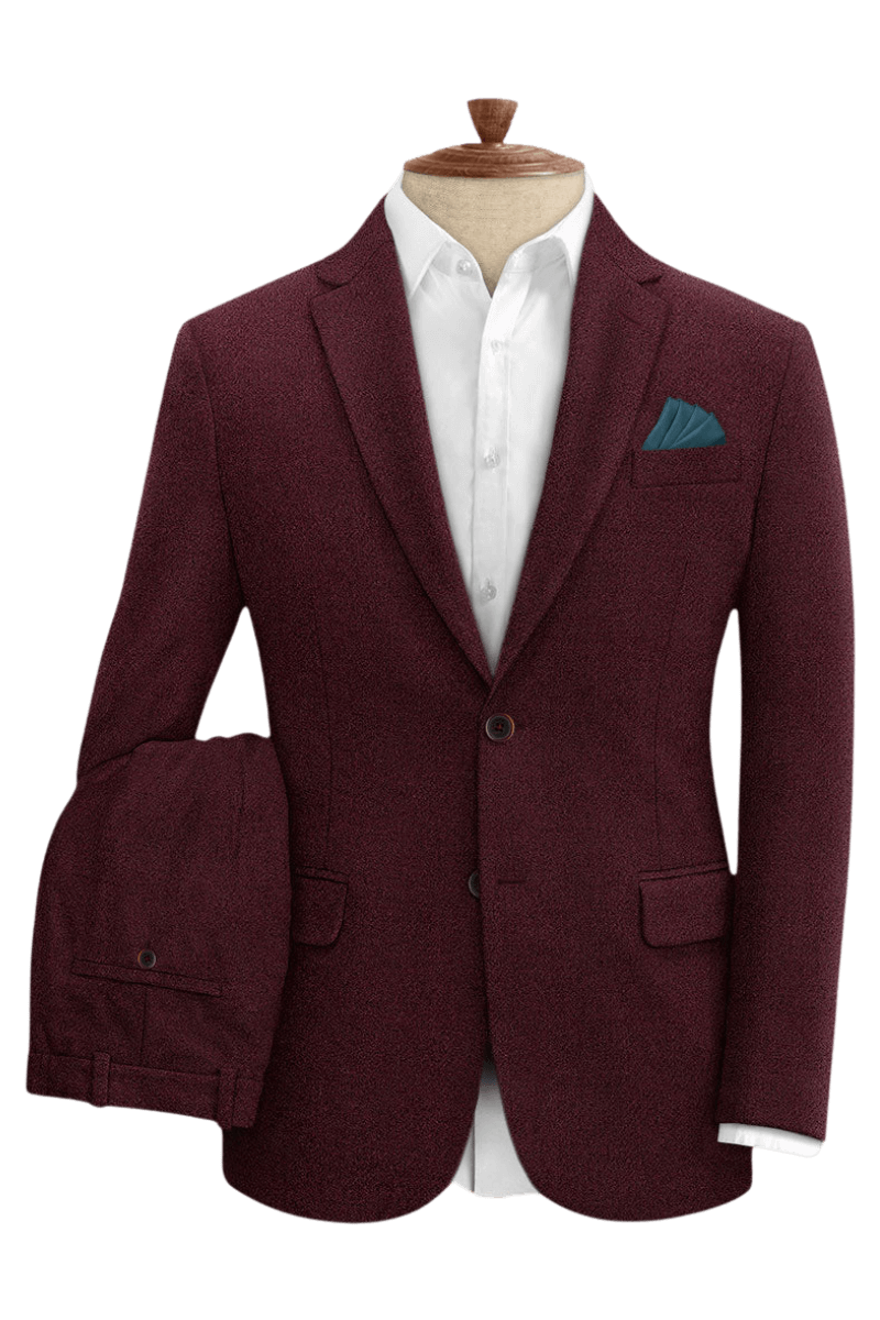 Red Tweed 3-Piece Suit