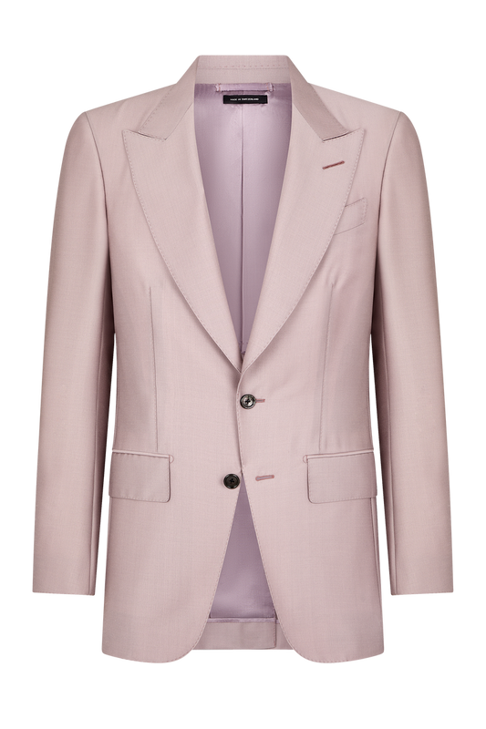 Rose Nude Pink Slim fit 2 piece 2-Button Suit