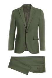 Sage Green Slim fit 2 piece 1-Button Suit