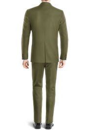 Sage Green Slim fit 3 piece 2-Button Suit