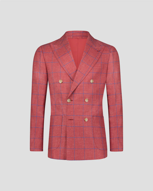 Pink Peak Lapel Double-breasted 2-piece Suit