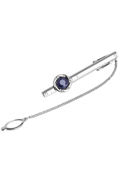 Luxuriöse Krawattenklammer für Hochzeiten aus Edelstahl 