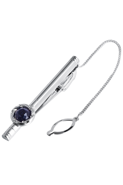 Luxuriöse Krawattenklammer für Hochzeiten aus Edelstahl 