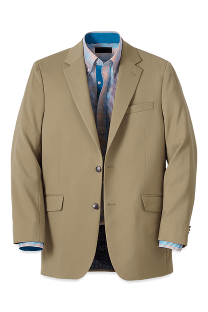 Tan Single Breasted Jacket