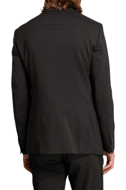 Traje de 2 piezas de corte regular y 2 botones en color tostado