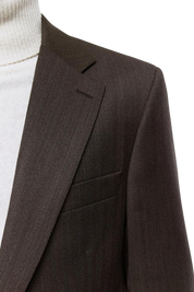 Taupe Brown Slack 2 piece 2-Button Suit