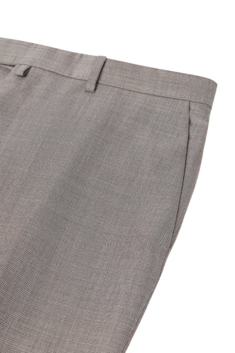 Thin Sand Grey Regular 2 piece 2-Button Suit