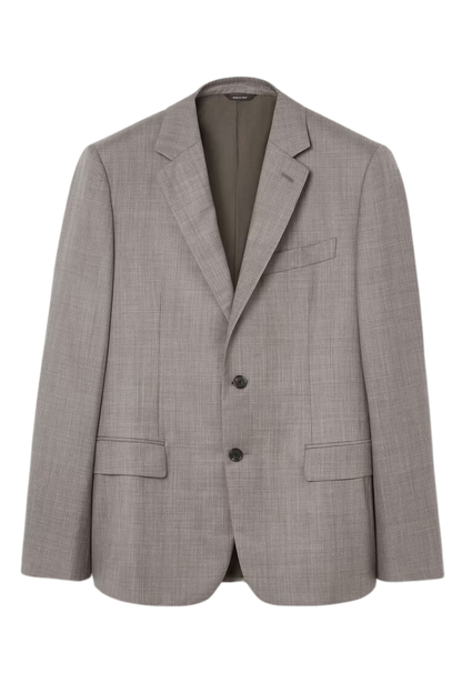 Thin Sand Grey Regular 2 piece 2-Button Suit