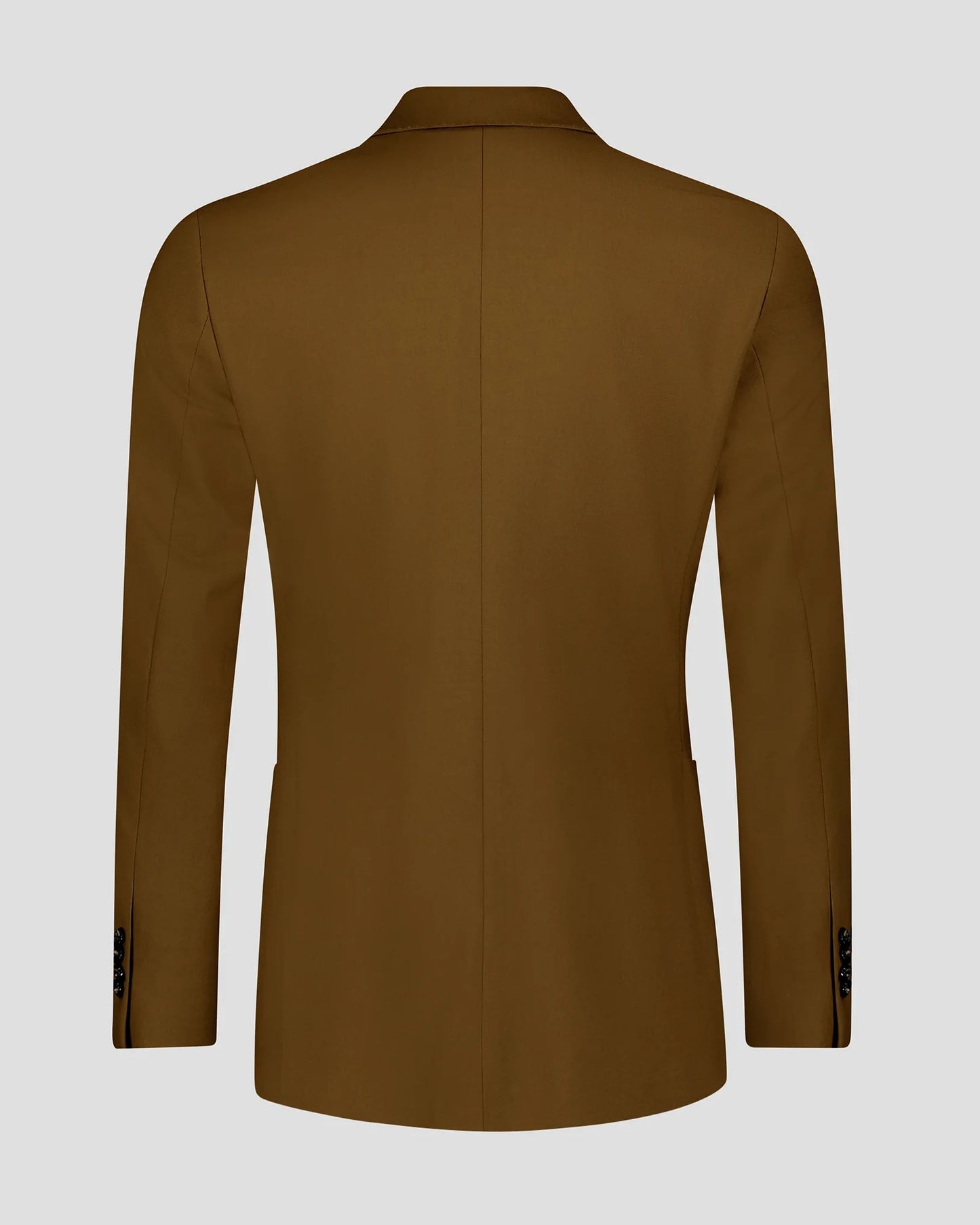 Brown Notch Lapel Single-breasted Suit