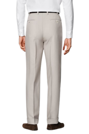 White 2-Button Wool Single Breasted Suit