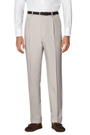 White 2-Button Wool Single Breasted Suit