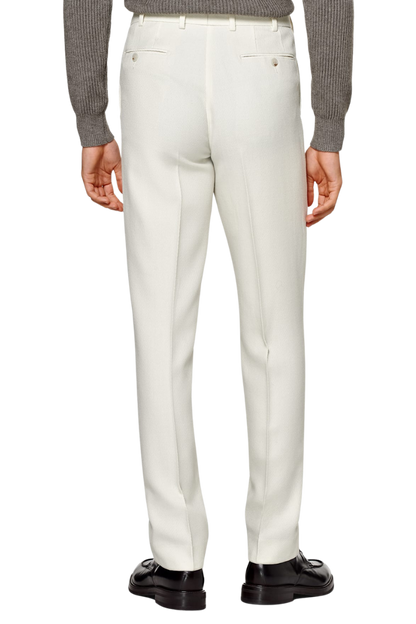 White Modern Fit Wool Double Breasted Suit