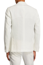 Costume croisé 2 pièces coupe standard blanc 