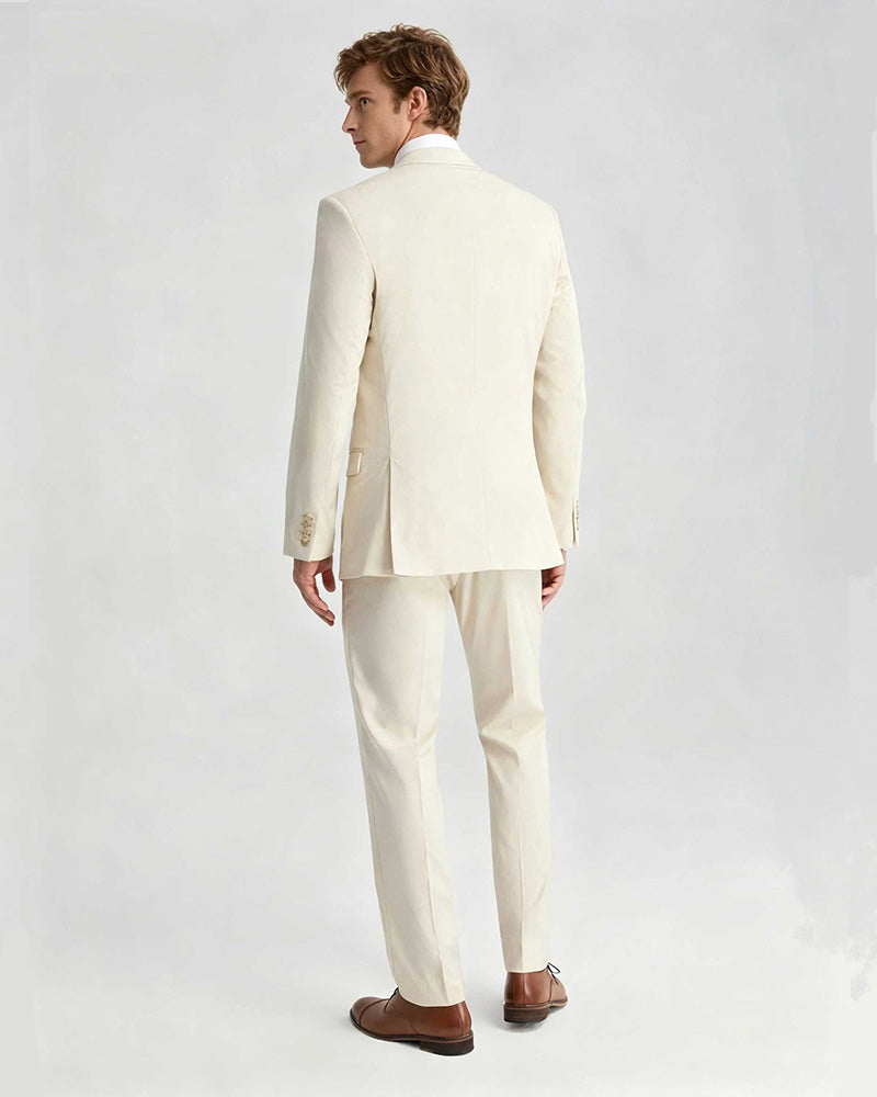 Men's Notch Lapel 2 Piece Suit
