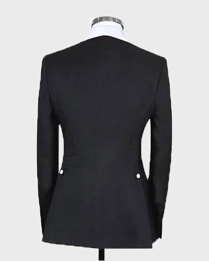 Men's Shawl Lapel 3 Piece Tuxedo