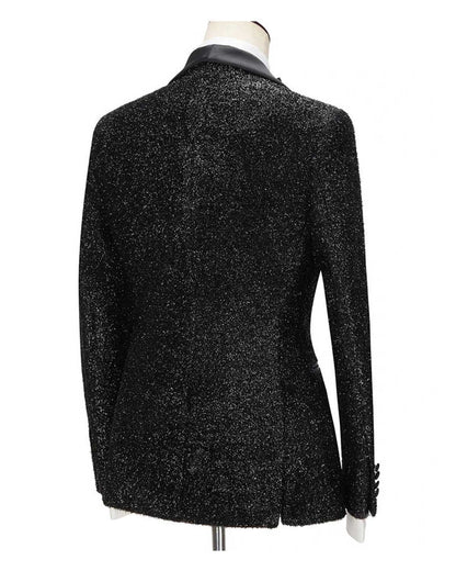 Black Sparkly 3-piece Tuxedo