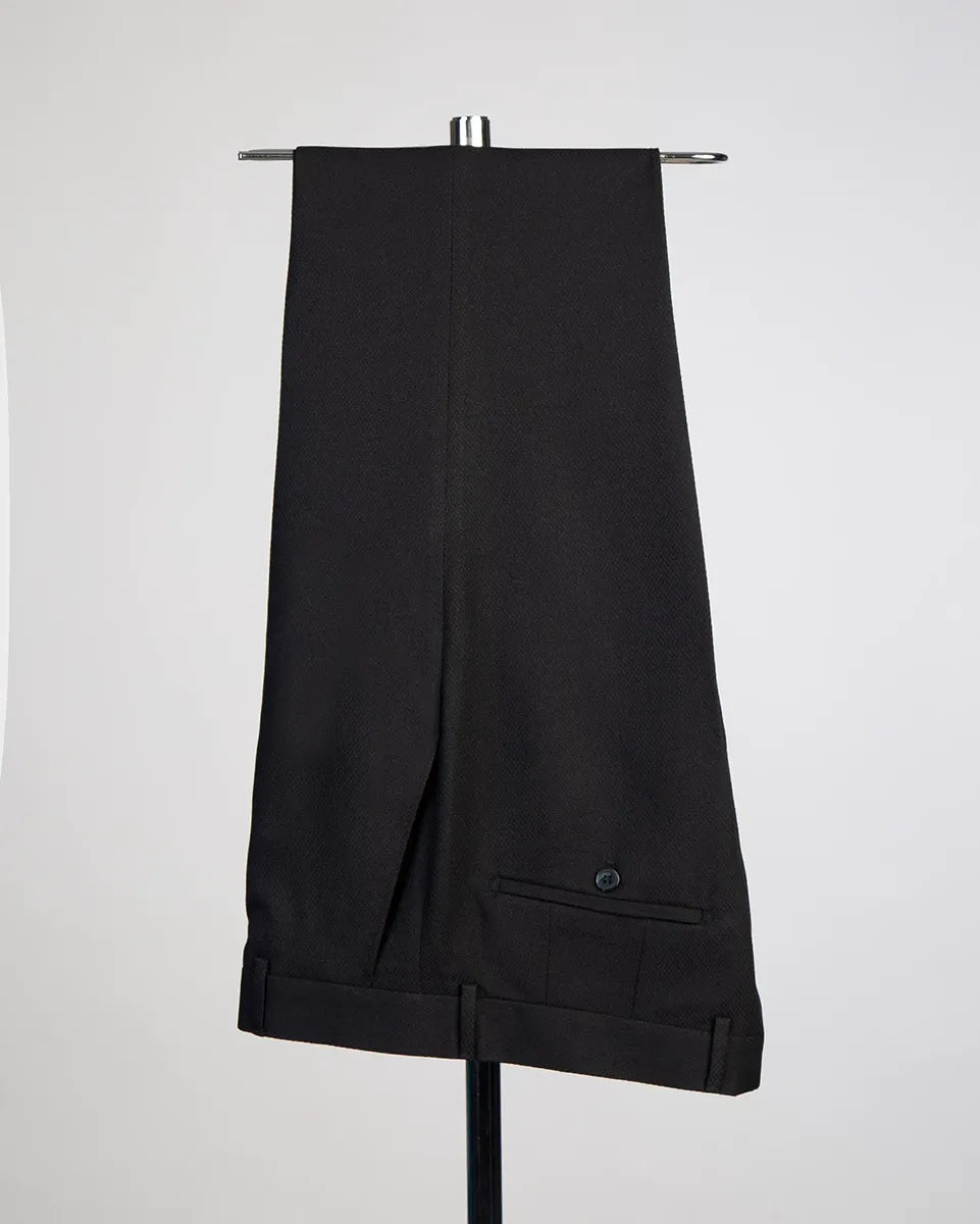 Men's One-button Peak Lapel 3-piece Suit