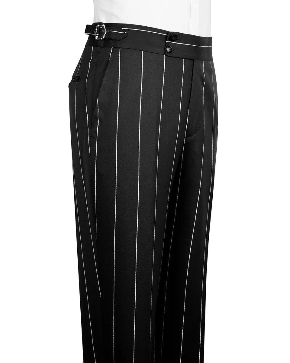 Men's Striped Double-breasted 2-piece Suit
