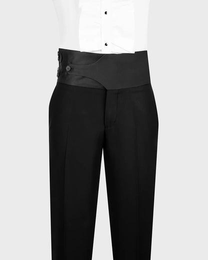 Costume gris 2 pièces à revers pointus et 2 boutons 
