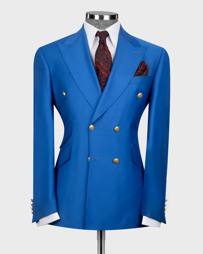 Men's Double-breasted 2-piece Suit